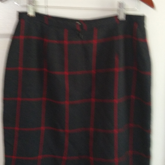 Vintage 100 % wool lined skirt size 12 - Picture 6 of 9